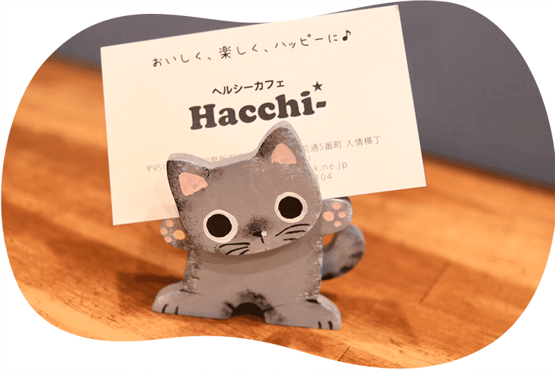 Hacchiの看板写真